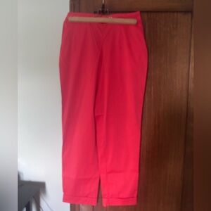 Women's Italian Made Red Pants